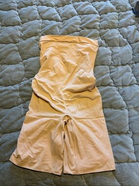 SPANX Strapless Shaping Slip Dress in Nude
